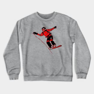 snow boarder board snowboarder snowboarding mountain sports Crewneck Sweatshirt